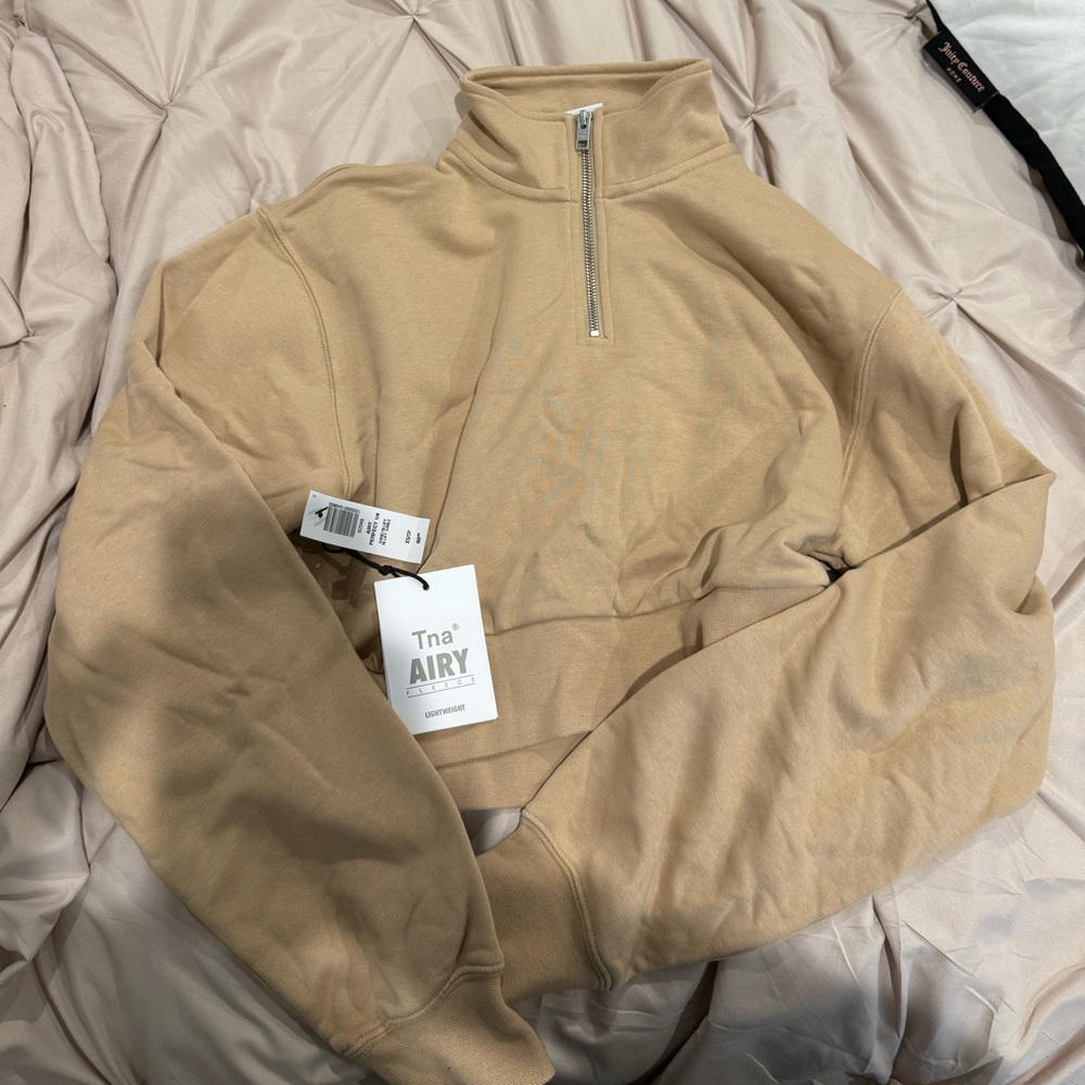 TNA Airy Sand Half-Zip Pullover